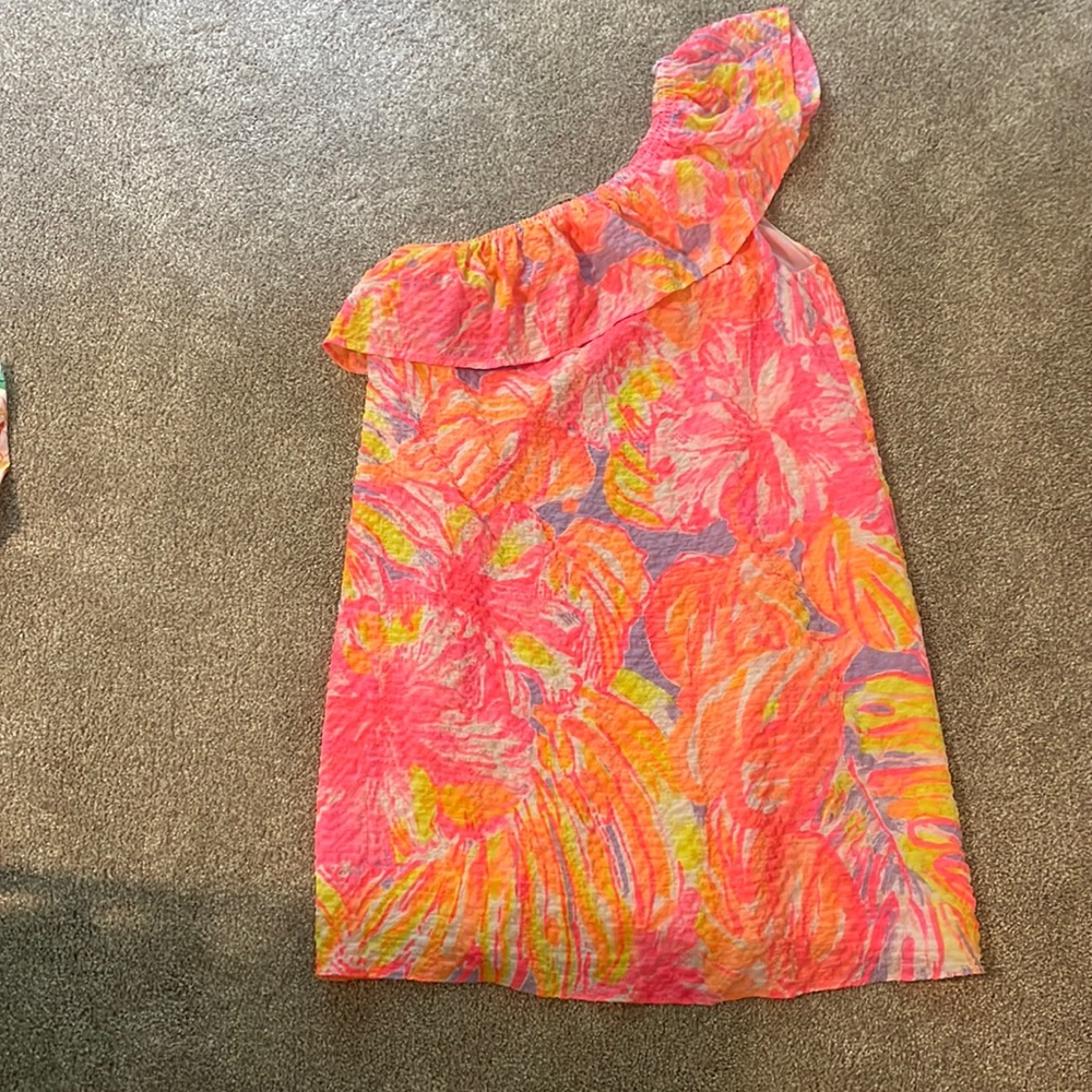 one shoulder lily pulitzer dress